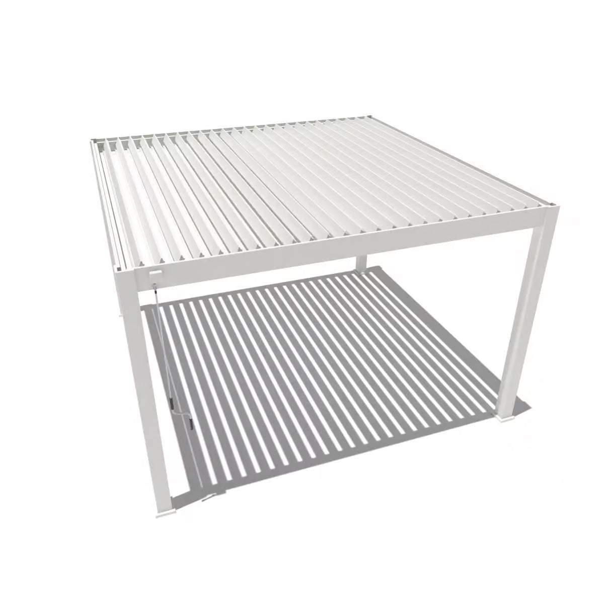 Deluxe PLUS alumiinipergola 4 x 4 m - White