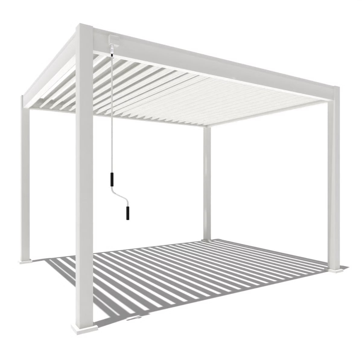 Classic pergola 3.6 x 3 m - White