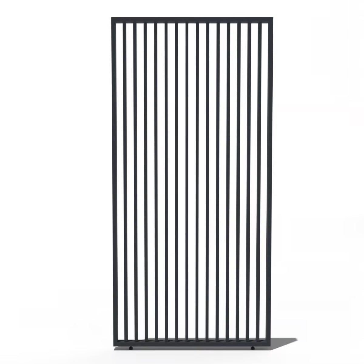 Pystylamelli- / rimaseinä - antrasiitti