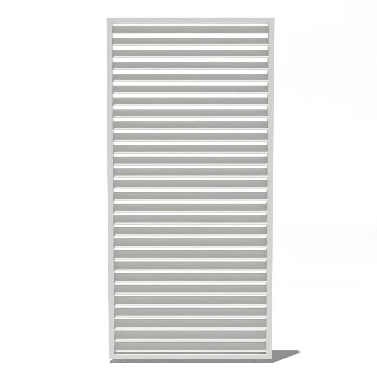 Vaakalamelli- / rimaseinä - White