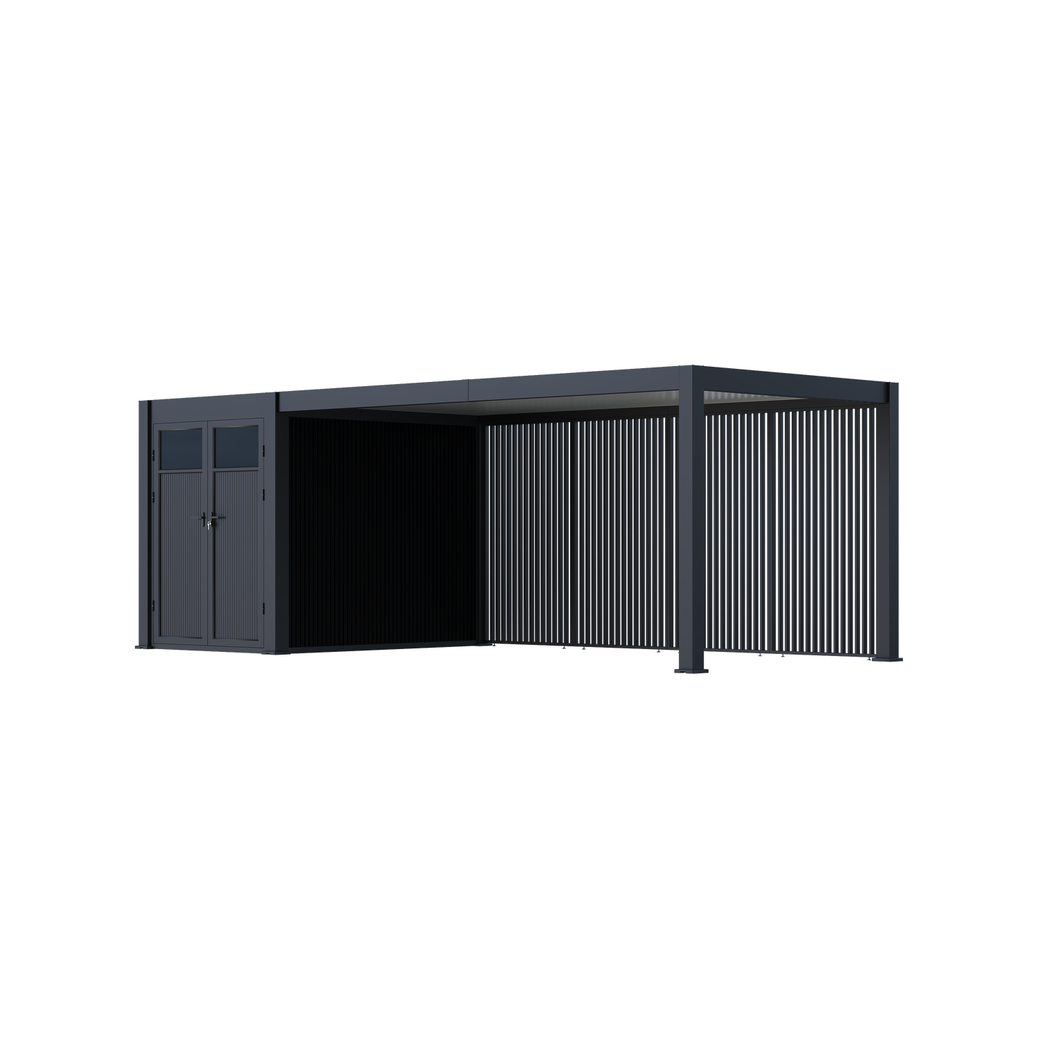 Autokatos varastolla 3 x 7,2 m