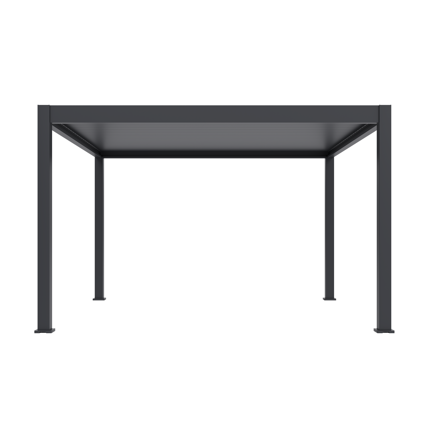 Deluxe PLUS alumiinipergola 4 x 4 m - Antrasiitti