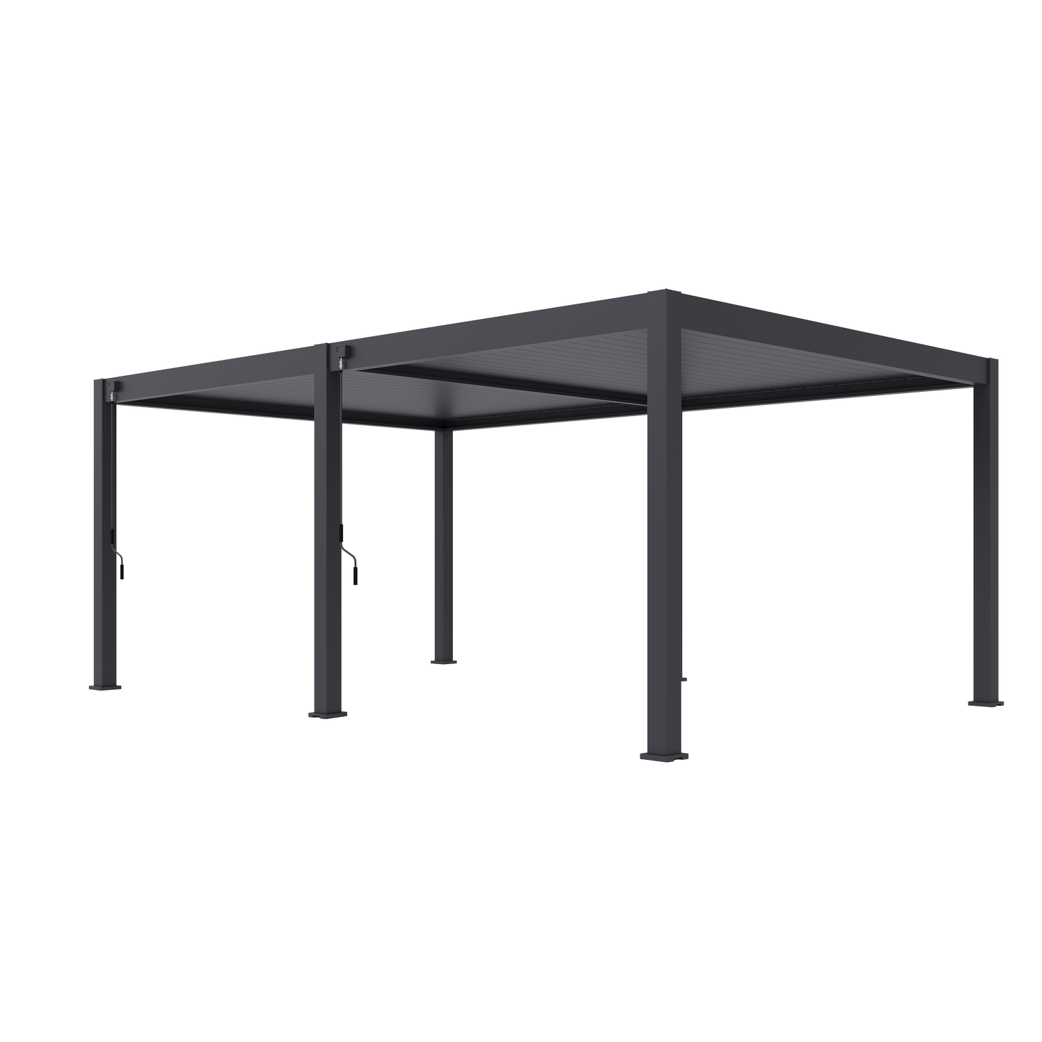 Deluxe PLUS alumiinipergola 4 x 6 m - Antrasiitti